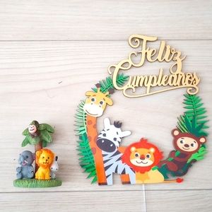 New Cake Topper "Feliz Cumpleaños"